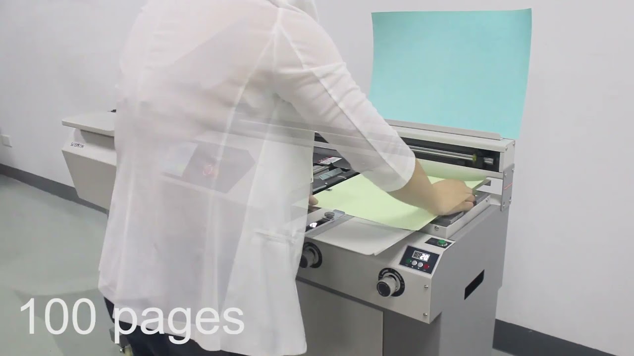 SPB-BM300L automatic glue binding machine a4 book perfect binding machine with good price