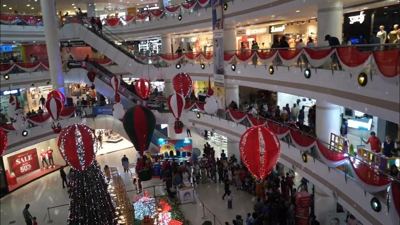 Christmas Decoration At Royal Meenakshi Mall Bannerghatta, Bangalore