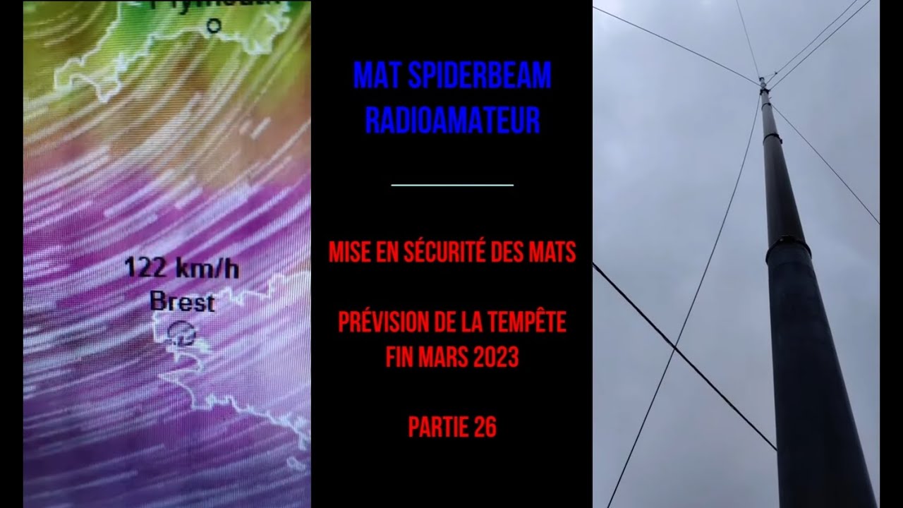 Mât Antenne Radio Amateur Diélectrique - Plastique/GFK - Télescopique - Neuf