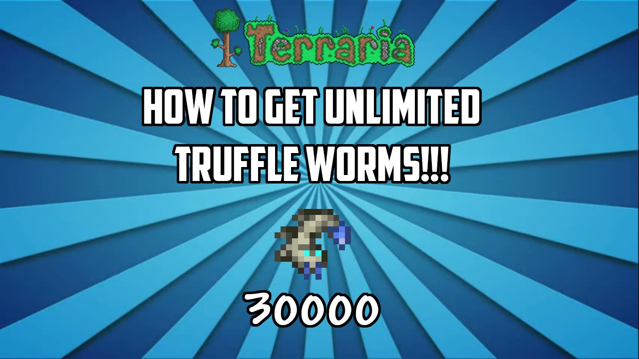 Terraria ios 1.2.4 | How to Get UNLIMITED Truffle Worms!!! (Working