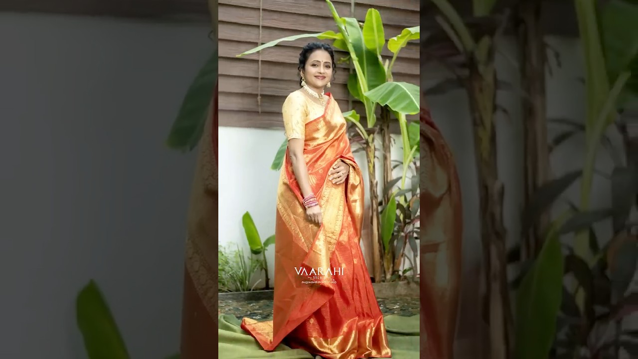 Suma Kanakala in Timeless Tradition – Vintage Red Kanjivaram Elegance✨ Vaarahi Silks 