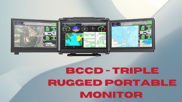 BCCD 173 - Rugged Portable Triple Display Solution