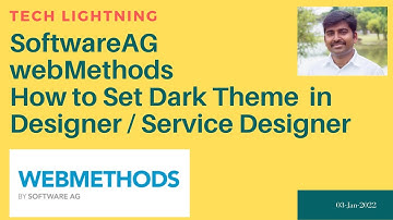 SoftwareAG webMethods Designer | How to set dark theme in Designer  / Service Designer Demo