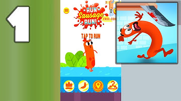 Run Sausage Run! - Gameplay Walkthrough Part 1 (iOS, Android)