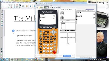 Million Dollar Question (Intro to Exponential Functions)