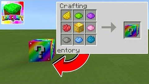 How to Make RAINBOW LUCKY BLOCK in Lokicraft