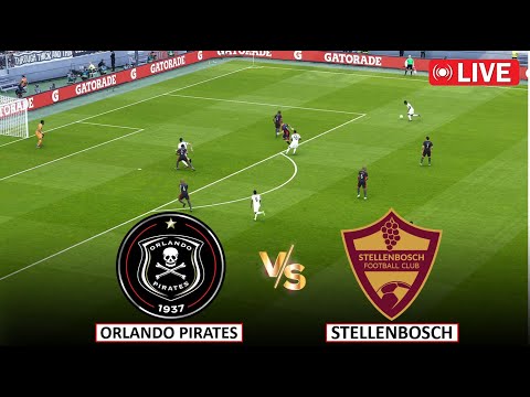 🔴Live : Orlando Pirates vs Stellenbosch I South Africa Premiership 2025 Live Stream eFootball Pes 21