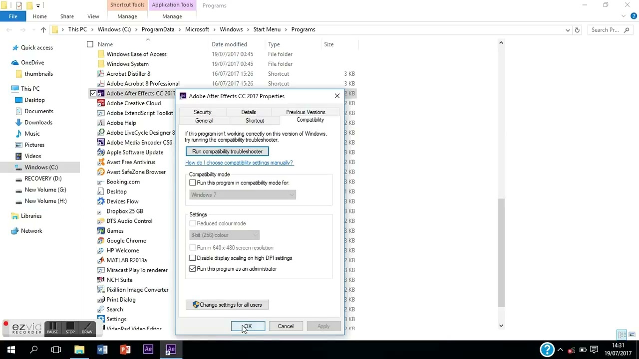 How to Fix after effect Configuration Error 16 - YouTube