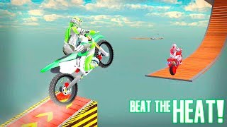 Bike Racing Games - Sky High Bike 3D Stunts 2018 #2 - Gameplay Android free games screenshot 5