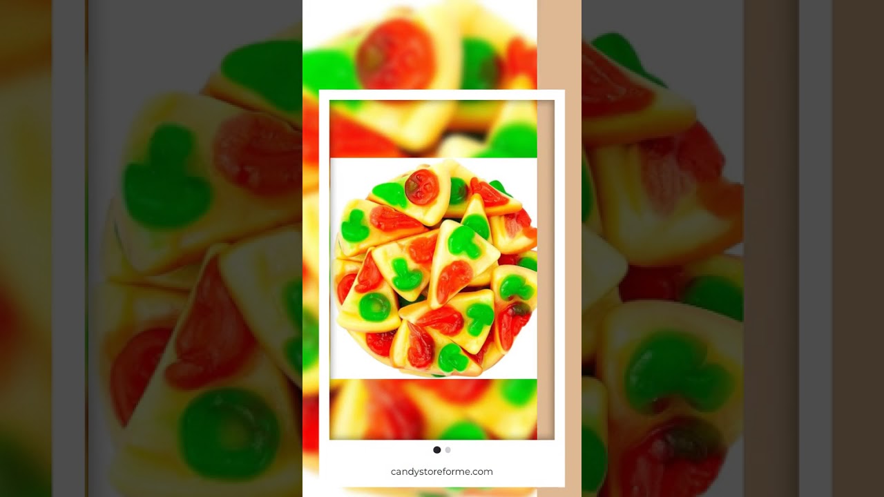 Vidal Gummi Pizza Slices 2.2lb