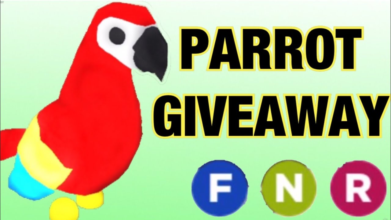 ADOPT ME PARROT GIVEAWAY - YouTube