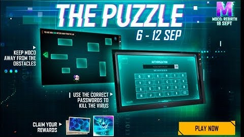 THE PUZZLE EVENT FULL DETAILS | मोको रिबार्थ इवेंट कैसे पूरा करे | FREE FIRE | MOCO REBIRTH | HINDI