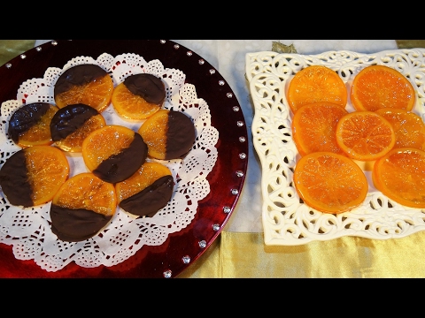 Rondelles d'oranges confites