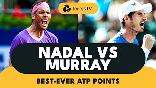 Rafael Nadal vs Andy Murray: Best-Ever ATP Points!