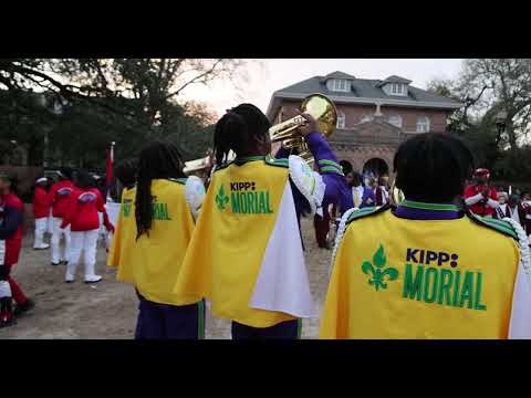 #mardigras2025 #mardigras #mardigrasparade #marchingband #kippmorialmarchingband Kipp Morial Marching Band 2025