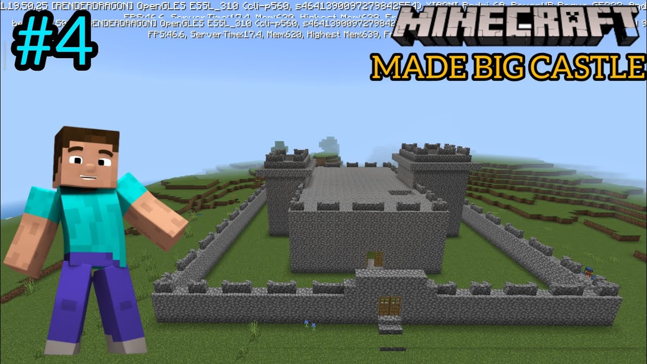 FINALLY I MADE MY CASTLE | MINECRAFT GAMEPLAY #4 - YouTube