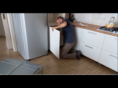 DIY. Build kitchen for 900$. Кухня для тёщи, по её рисункам. От А до Я .Смета 62т.р.