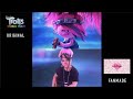 Side by side comparison GUMDROPS SOUNDPROOF AND DELICIOUS Trolls 2 Barb turns Poppy into ROCK ZOMBIE