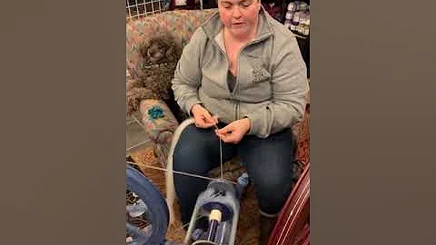 Scotch tension and double drive on Kromski wheels