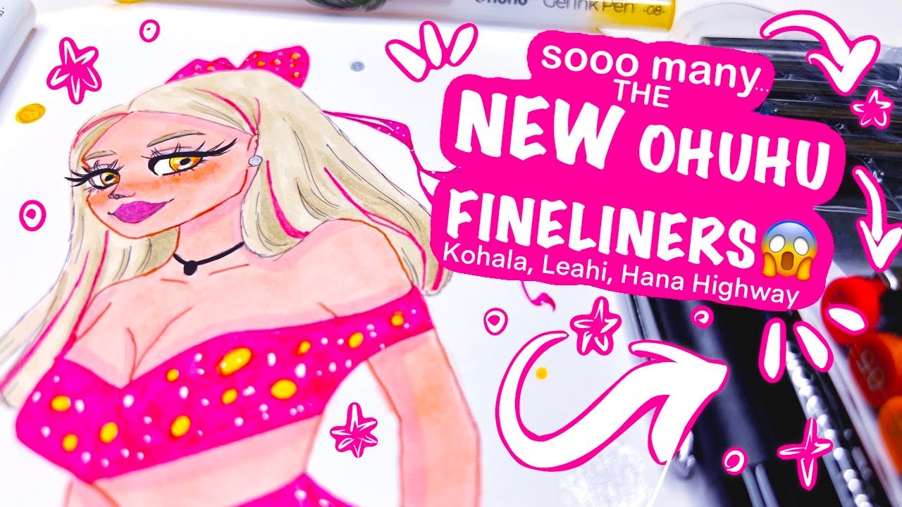 THE NEW OHUHU FINELINERS 3 SETS (Kohala, Leahi, Hana Highway) / worth  buying them ?! 🤔 