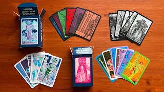 RWS Mundi Tarot decks! 2 New Rider Waite Smith Tarots: Jewels & Frost Tarot / Paint & Dreams Tarot