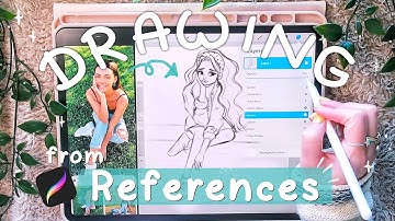 How I draw from references✏️Pinterest decides what I draw (art challenge)