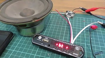 BLUETOOTH MODULE + PAM8610 AMPLIFIER