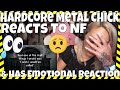 Hardcore metal chick has emotional reaction to nf   nf mansion reaction