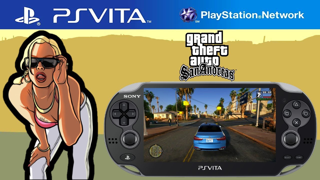 Gta San Andreas Ps Vita Port Vpk Youtube