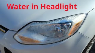 2014 Ford Focus Water in Headlight Repair.