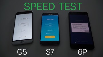 Speed Test: LG G5 vs Galaxy S7 vs Nexus 6P (Running Android N Developer Preview 2)