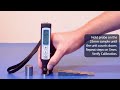 Basic demonstration using the acs a1207 pengauge ultrasonic thickness gauge  how to calibrate