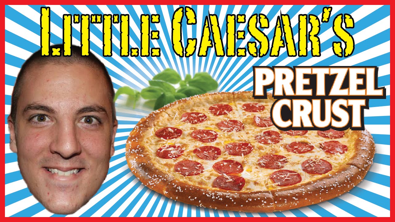 Little Caesar's Pretzel Crust Pizza! Food Review! YouTube