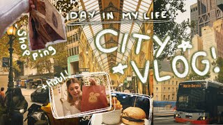 CITY VLOG!! Spend The Day With Me : shopping + haul and talking about anxiety ⭐