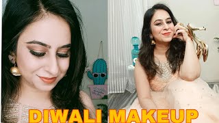 Simple And Elegant Diwali Makeup 🪔 | Quick Festive Makeup