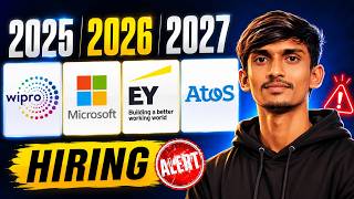 Wipro, Microsoft, EY & Atos Are Hiring Freshers 2026 | Latest IT Job Updates 2026 | Job Updates Bro