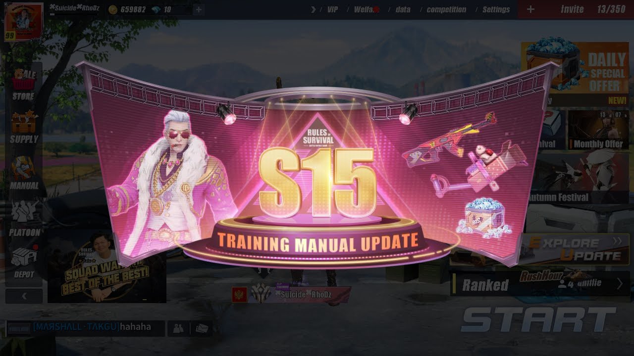 ROS UPDATE SEASON 15