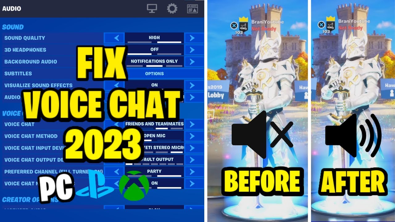 Solved] Fortnite voice chat not working