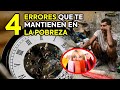 APROVECHA TU TIEMPO-Cuatro errores que te mantienen pobre