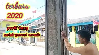 Profil tiang minimalis untuk garasi rumah