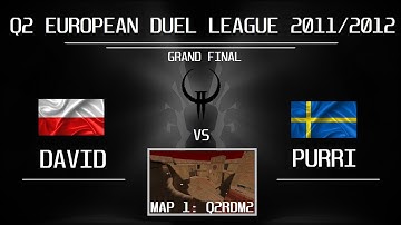 QUAKE 2 |  EDL #10 GRAND FINAL | David vs PURRI - 1st map q2rdm2
