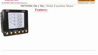 SELEC DIGITAL PANEL METER MFM384 DIGITAL PANEL METER