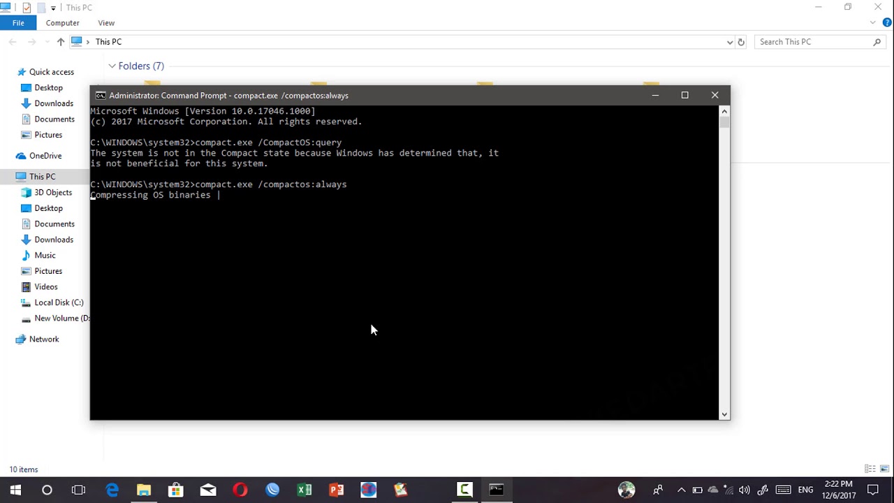 How to reduce the size of Windows 10's footprint on your PC - YouTube