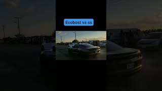 Ford Mustang Ecoboost Vs Camaro SS v8