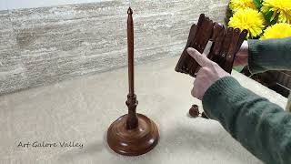 Assembling Handmade Wooden table top yarn swift | Crocheting Accessories Handcrafted Ball Winder