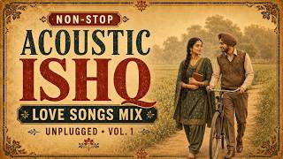 NON-STOP Punjabi Love Songs | Unplugged | Acoustic Ishq Vol. 1 | DJ SANJ