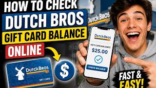 How to check Dutch Bros gift card balance online
