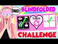 I Tried The BLINDFOLDED TRADE CHALLENGE In Royale High... Roblox Royale High Trading