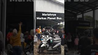 Markasnya PLANET BUS, Bus Viral asal Kuningan   #busmania #tunggaljaya #shorts #busviral