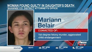 Woman found guilty for first degree murder of 4-year-old in Shawnee County